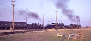 No. 5 is triple headed with Commonwealth Edison No. 5 and Tuskegee No. 101