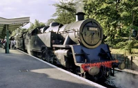 Engine 80104 at Swanage Station - geograph.org.uk - 1510002