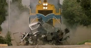 #9 destroying the Delorean in Back to the Future Part III (1990)