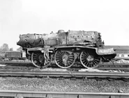 LMS No. 5637 (BR No. 45637) Destroyed after the Harrow & Wealdstone Rail Crash.