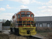 This GP40 has recently taken the job of an old SW1200 in Springfield, MO.