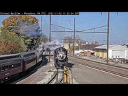 Footage of 475 hitting the excavator that was taken at a front view.