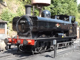 7714 stabled at Bewdley