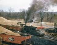 No. 4 in operation at the gravel pit south of Pacific, Missouri 1957