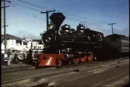 Southern Pacific No. 2248 actually wore one of the schemes used by the Central Pacific before the CPRR became the SP. (The unit in the image wears a dedication scheme to the CPRR.)
