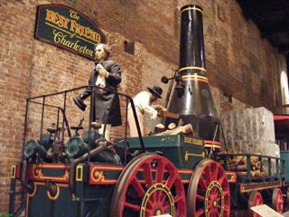 The replica of the "Best Friend of Charleston".