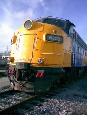 Via Rail No. 6300, the only surviving locomotive from the disaster.