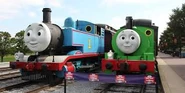 No. 15 with Percy the Small engine at Strasburg station.