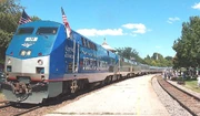 Amtrak #136 leads a special train in 2004.