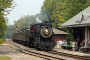 No. 3254 pulling an excursion train.