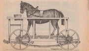 The horse-powered 'Cycloped' was disqualified for following none of the Trial's requirements.