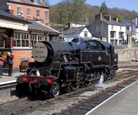 80072 at Llangollen Station