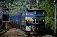 EF66-53 hauling Fuji service, 2004