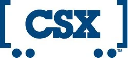 The CSX "boxcar" logo ; which served a modern look or variant for the company's official logo.