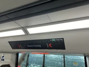 Door closing indicator