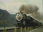 SP&S 700 heads for Washington Steamfest in 1990 Northwest Northern.
