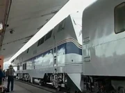 2 Amtrak P42DC units #7 and #4 are pushing the Grand Canyon Limited consist for ATSF #3751. They also provide as HEP and assistance for #3751.