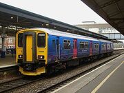 A  visits with a special service from the main line