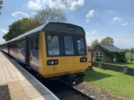Class 142 at Scruton