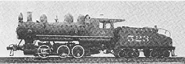 Cincinnati, New Orleans & Texas Pacific #523's builder photo. The engine was built by ALCo-Richmond in 1907 and later became Southern #6019. She was scrapped in Chattanooga in October 1935.