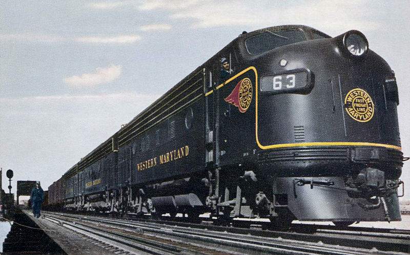 Western Maryland Railway: Map, Rosters, Logo, History