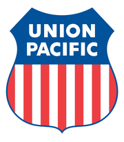The official Union Pacific logo. Which was first introduced during the 1930s.