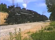 The 587 Is Doubleheading With Nickel Plate 765 From Fort Wayne Indiana To Chicago On July 20, 1993. The Two Engines Are Pulling The Fourth & Last Day As Well As The Third & Final leg Of The Independence Limited.