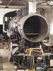 Northern Pacific 1364, at the  in Toppenish, WA, undergoing operational restoration.