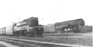 PRR T1 Running Next to a New York Central Hudson