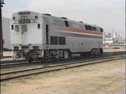 Amtrak P40DC 801 In "There Goes a Train."