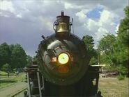 The frontview of the locomotive.