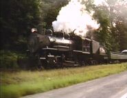 Engine No. 5 with an Open Air Gondola.