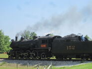 No. 152 steams through Holton Valley, Kentucky.