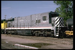 A six-axle "Super 7" demonstrator, which is actually rebuilt from a C36-7.