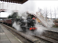 J15 no. 65462 shunts its train at Toddington