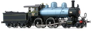 A model of a D12 4-4-0 as built.