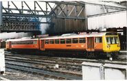 Class 142 in Greater Manchester Passenger Transport, Orange Livery.