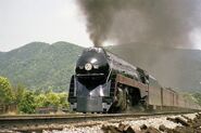 No. 611 on a Round Trip from Richmond to Balcony Falls, Virgina on July 21st, 1983. This Was the Second Of Five Trips Operated at The NRHS Convention.