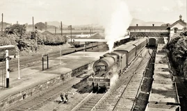 No. 83 pulls away with a morning Belfast to Dublin train on 12 June 1954.