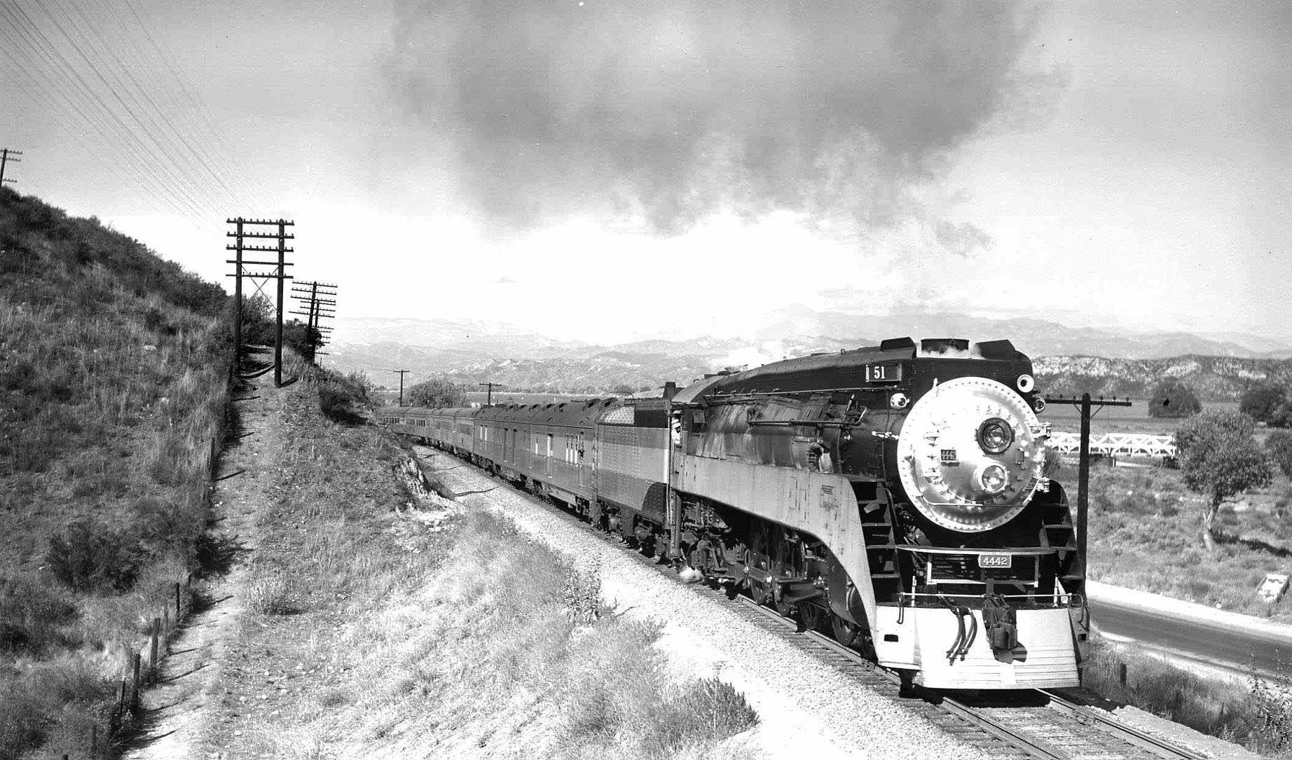 ジャンク　GS-4 Southern Pacific Black 4445 Kato USA 126-0309 4-8-4 GS-4 Southern Pacific Postwar Black