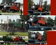 The former 0-4-0wt's being transported