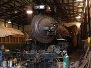 587 In The Restoration Shops At The Indiana Transportation Museum.