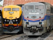 Amtrak #184 passing Amtrak #203