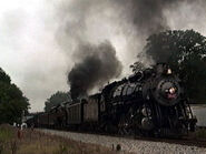 1522 is doubleheading with Norfolk and Western No 611