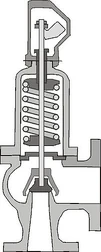 A detailed example of a safety valve.