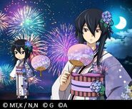 [Yukata] Takayama Misa with her battle sprite