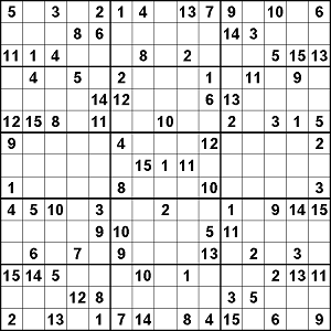 taquin 15 sudoku 34