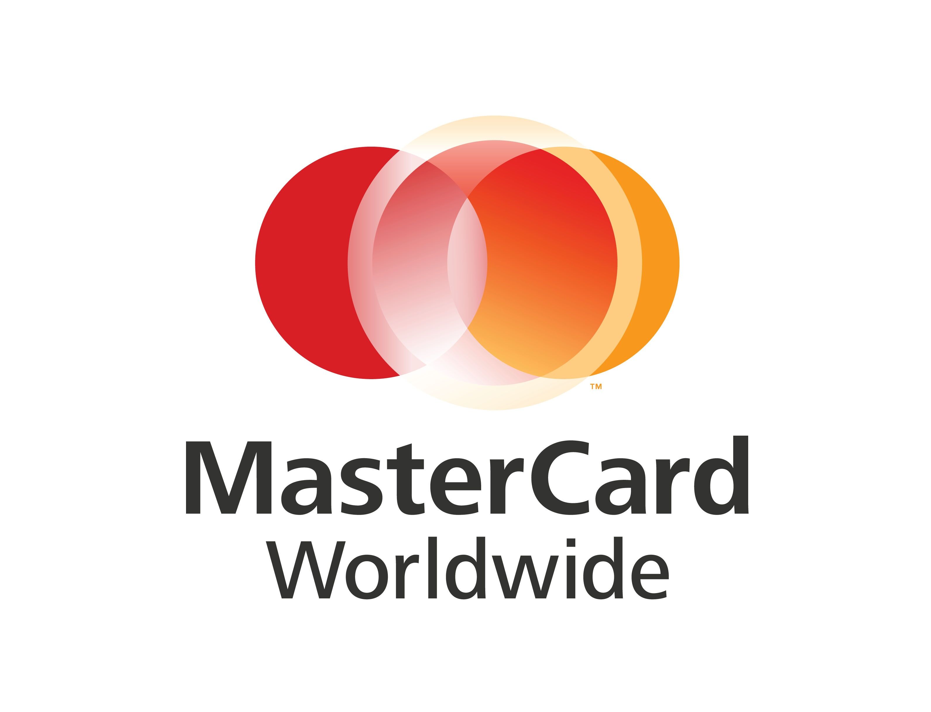The Mastercard logo is seen in central Bucharest, Romania on October 9,  2018. Mastercard is one of the worlds leading payment processing firms with  a revenue of 12.5 billion USD in 2017. (