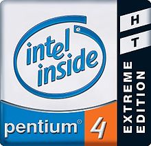 Intel Inside Pentium 4 HT Extreme Edition | Logo Timeline Wiki | Fandom