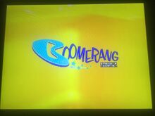 Boomerang US Teal Logo with Yellow Background